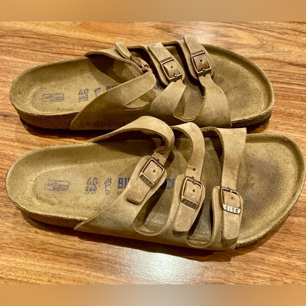 Birkenstock Florida Oil-Rubbed leather Sandals - Picture 2 of 9
